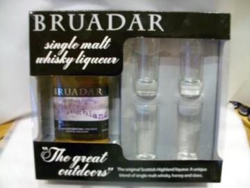 Bruadar Gift Set with 4 shot glasses.  Buy gifts online