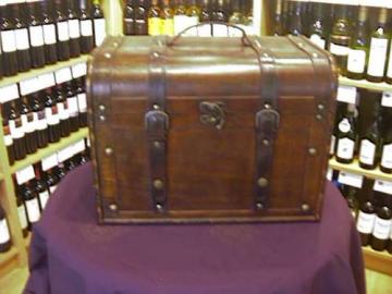 Large Oak Chest.  Buy Wine Online