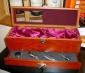 Wooden Wine Box with Accessory Drawer