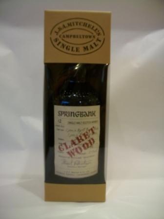 Springbank 12 Year Old - Claret Wood - Whisky - Buy Whisky On-line