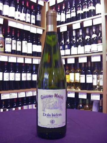 Cousino Macul Dona Isadora Riesling 2009 - Dry White Wine - Buy Wine Online