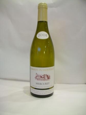 Mercurey 2008 Domaine du Meix-Foulot White Wine.  Buy wine on line
